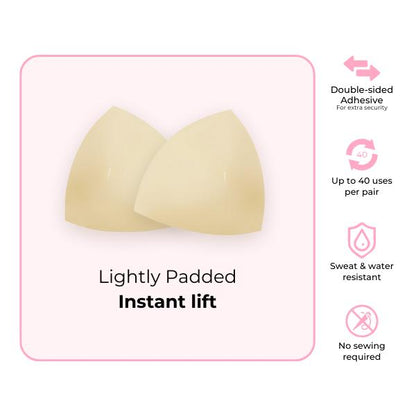🧩Last Day 50% OFF🧩-- Invisible Lift - Patented Sticky Fashion Bra Inserts Prevents Nipple Slips No Sewing Required Low Cut Tops Womenswear