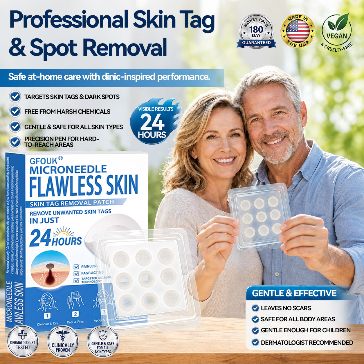 👩‍⚕️ 𝐎𝐟𝐟𝐢𝐜𝐢𝐚𝐥 𝐒𝐭𝐨𝐫𝐞 | GFOUK® 🌿 𝐁𝐨𝐭𝐚𝐧𝐢𝐜𝐚𝐥 𝐌𝐢𝐜𝐫𝐨𝐧𝐞𝐞𝐝𝐥𝐞 𝐇𝐲𝐝𝐫𝐨𝐜𝐨𝐥𝐥𝐨𝐢𝐝 𝐏𝐚𝐭𝐜𝐡 (𝐅𝐨𝐫 𝐒𝐤𝐢𝐧 𝐓𝐚𝐠𝐬, 𝐒𝐦𝐚𝐥𝐥 𝐒𝐤𝐢𝐧 𝐆𝐫𝐨𝐰𝐭𝐡𝐬, 𝐖𝐚𝐫𝐭𝐬, 𝐌𝐨𝐥𝐞𝐬, 𝐀𝐠𝐞 𝐒𝐩𝐨𝐭𝐬 & 𝐏𝐢𝐠𝐦𝐞𝐧𝐭𝐚𝐭𝐢𝐨𝐧 𝐂𝐨𝐧𝐜𝐞𝐫𝐧𝐬)