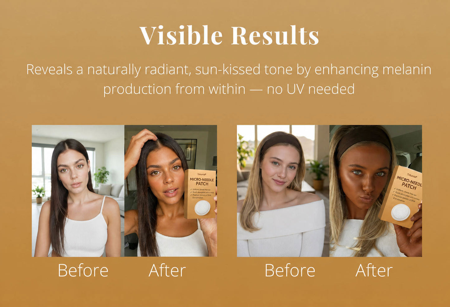 Up to 85% OFF Trilumia® SunFree Tanning Patch ⚡ UV-Free Golden Bronze🔥 14-Day Natural Glow