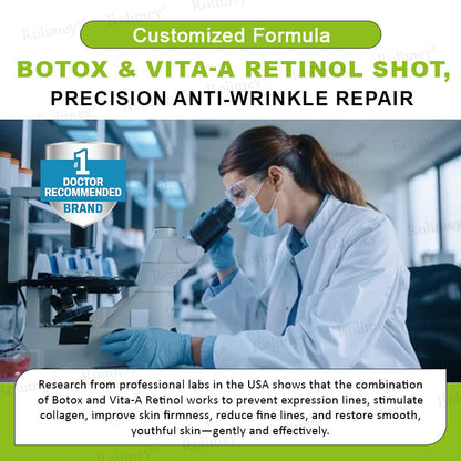 🧑‍⚕️ Rolimey® Botox-Like Peptides + Vita-A Retinol Shot – Wrinkle-Lift Tightening Cream - Last Day Promotion 50% OFF