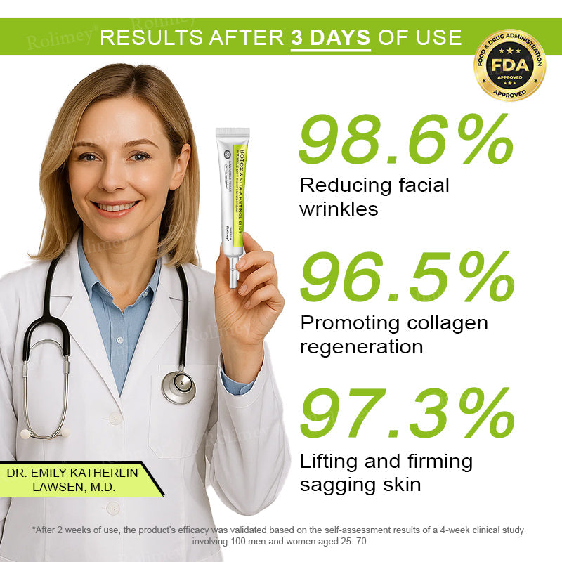 🧑‍⚕️ Rolimey® Botox-Like Peptides + Vita-A Retinol Shot – Wrinkle-Lift Tightening Cream - Last Day Promotion 50% OFF