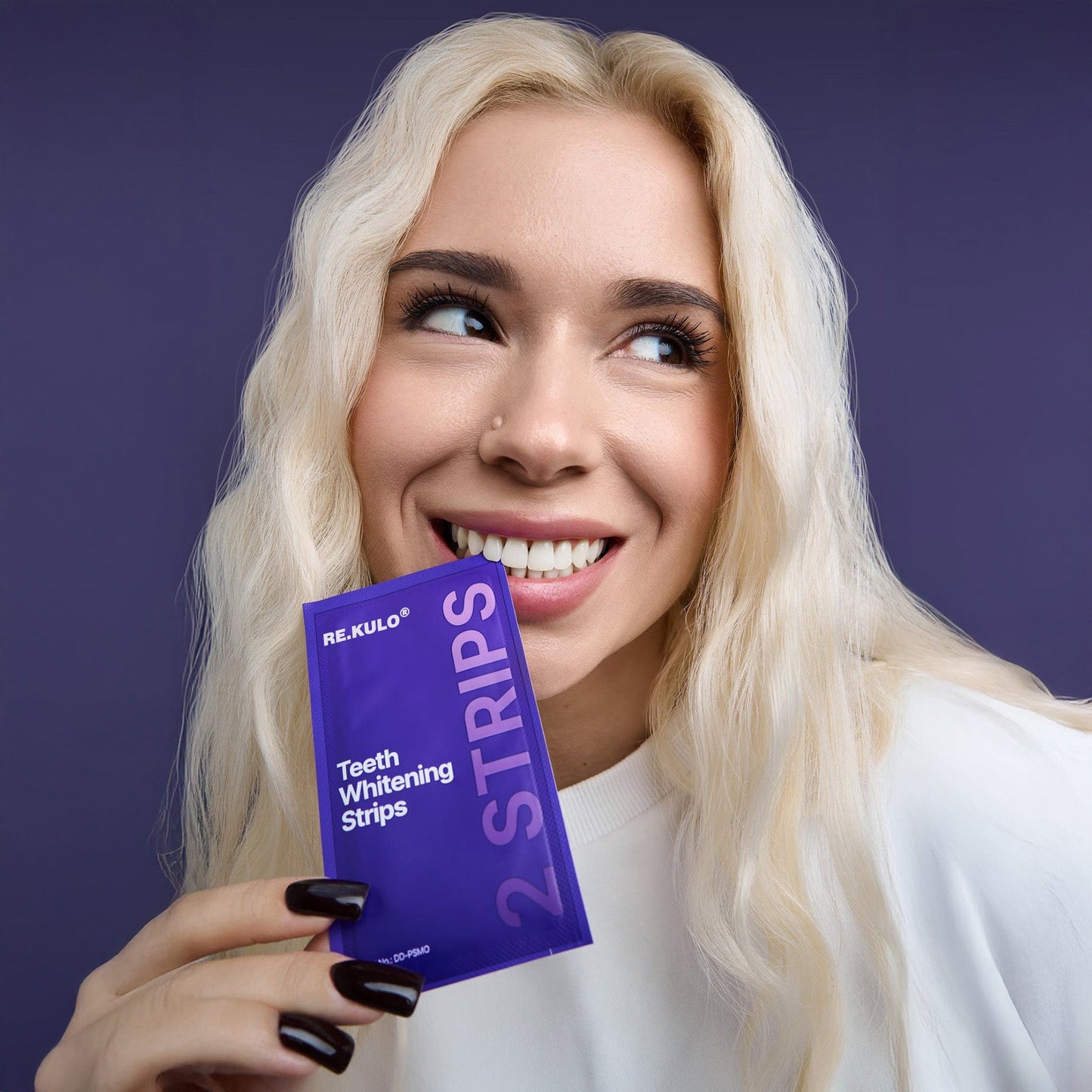 🥰𝑶𝒇𝒇𝒊𝒄𝒊𝒂𝒍 𝑺𝒕𝒐𝒓𝒆  | Purple Color-Correcting Strips for a Brighter Smile Instantly