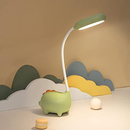 🌻Unique Dinosaur Desk Lamp LED Night Light for Kids Wireless Charging Student Learning
