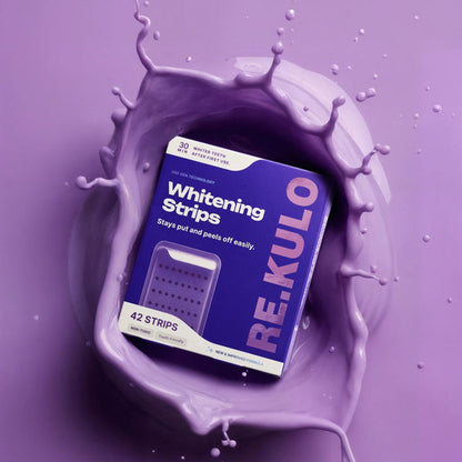 🍀𝑶𝒇𝒇𝒊𝒄𝒊𝒂𝒍 𝑺𝒕𝒐𝒓𝒆  | Purple Color-Correcting Strips for a Brighter Smile Instantly