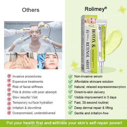 🧑‍⚕️ Rolimey® Botox-Like Peptides + Vita-A Retinol Shot – Wrinkle-Lift Tightening Cream - Last Day Promotion 50% OFF