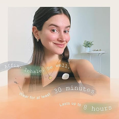 Aromatherapy Sleep Patches - Pure Essential Oil Aroma Patch - Lavender and Roman Chamomile Essential Oils for Sleep - 8-Pack