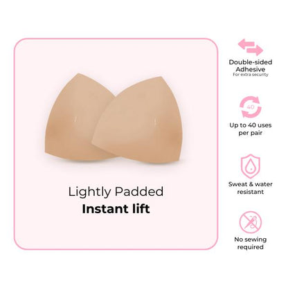 🧩Last Day 50% OFF🧩-- Invisible Lift - Patented Sticky Fashion Bra Inserts Prevents Nipple Slips No Sewing Required Low Cut Tops Womenswear