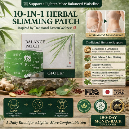 Herbal Balance Patch — Japanese Kampo Formula