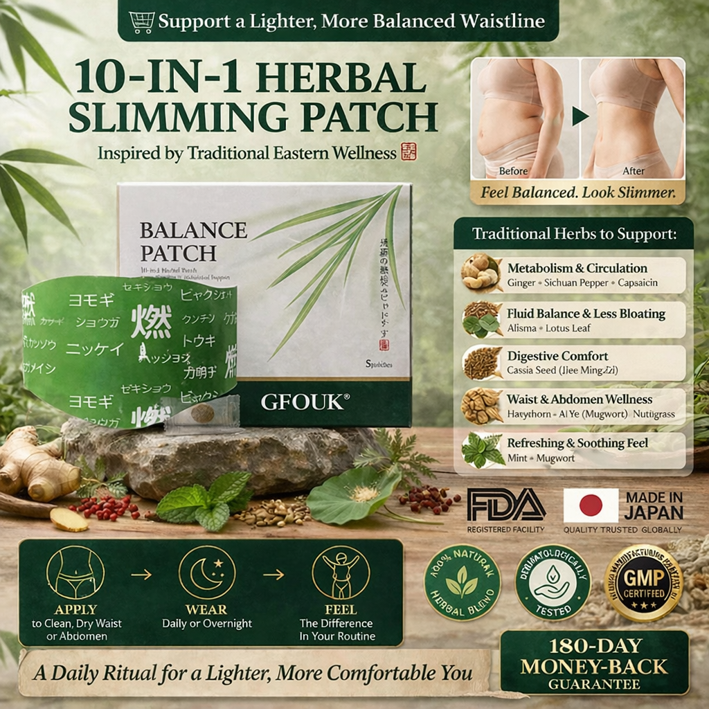 🧑‍⚕️𝑶𝒇𝒇𝒊𝒄𝒊𝒂𝒍 𝑺𝒕𝒐𝒓𝒆 | GFOUK®🔥  Herbal Balance Patch — Japanese Kampo Formula