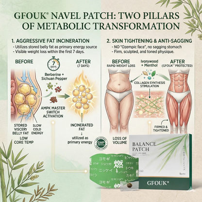 🧑‍⚕️𝑶𝒇𝒇𝒊𝒄𝒊𝒂𝒍 𝑺𝒕𝒐𝒓𝒆 | GFOUK®🔥  Herbal Balance Patch — Japanese Kampo Formula