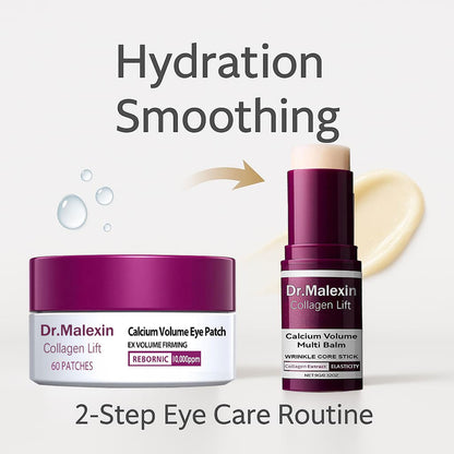 [Dr.Malexin Official]🥰Calcium Volume Multi Balm+Eye Patch 60ea Korean Skin Care Cosmetics