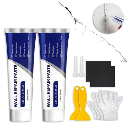 🔥 The Ultimate Wall Eraser Kit: 5-Second Hole Filler, Seamless Drywall & Concrete Repair Paste – Industrial Strength, Quick-Dry, Non-Toxic