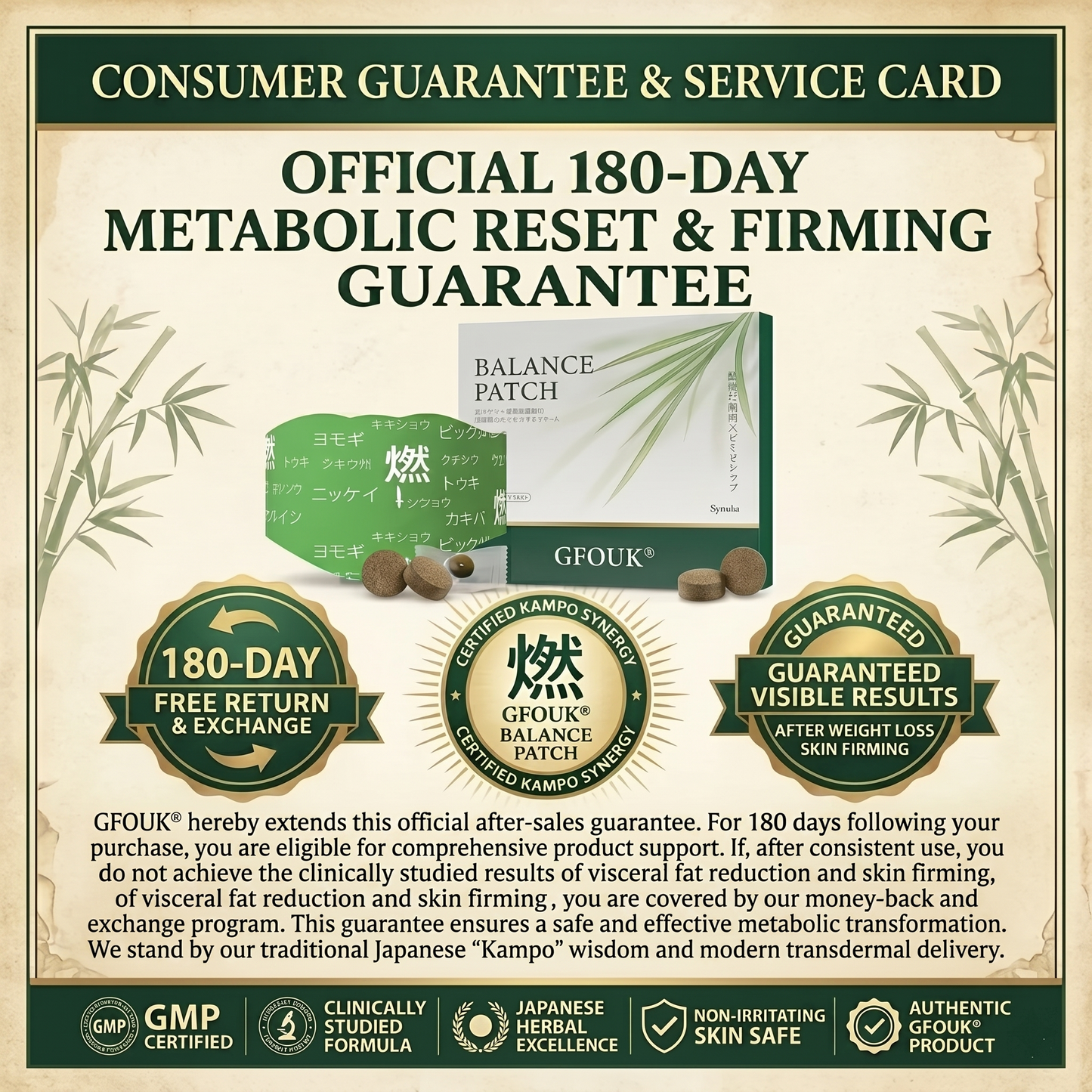 Herbal Balance Patch — Japanese Kampo Formula