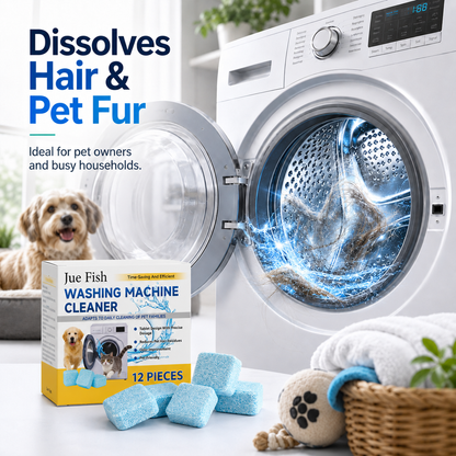 🔥Last Day 50% OFF🔥- 🐕 Pet-Friendly Washing Machine Cleaner Tablets – Deep Clean, Deodorize & Remove Hidden Buildup